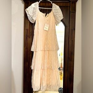 Bohme midi cream dress size M